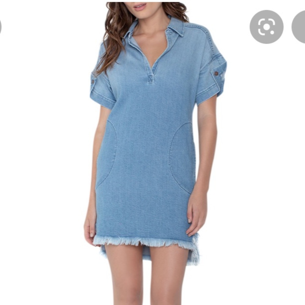 Parker Smith | Denim Dress W/Pockets